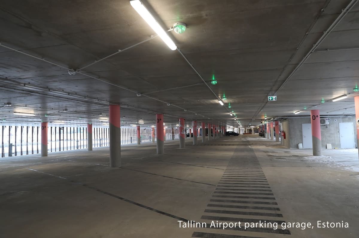 Tallinn Airport Parking Garage